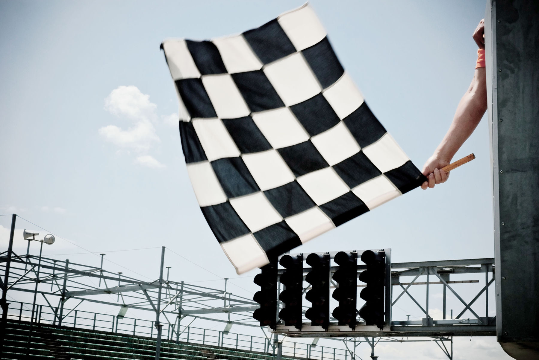 Checkered flag